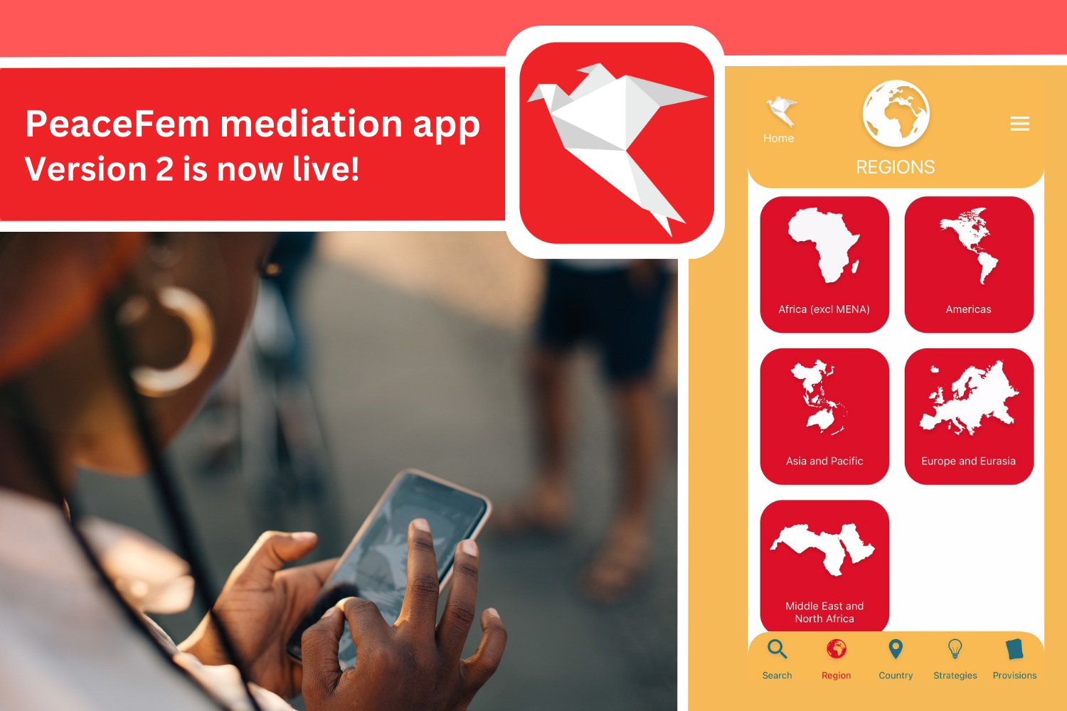 our story Supporting inclusive peace through technology: PeaceFem app V2 now live image