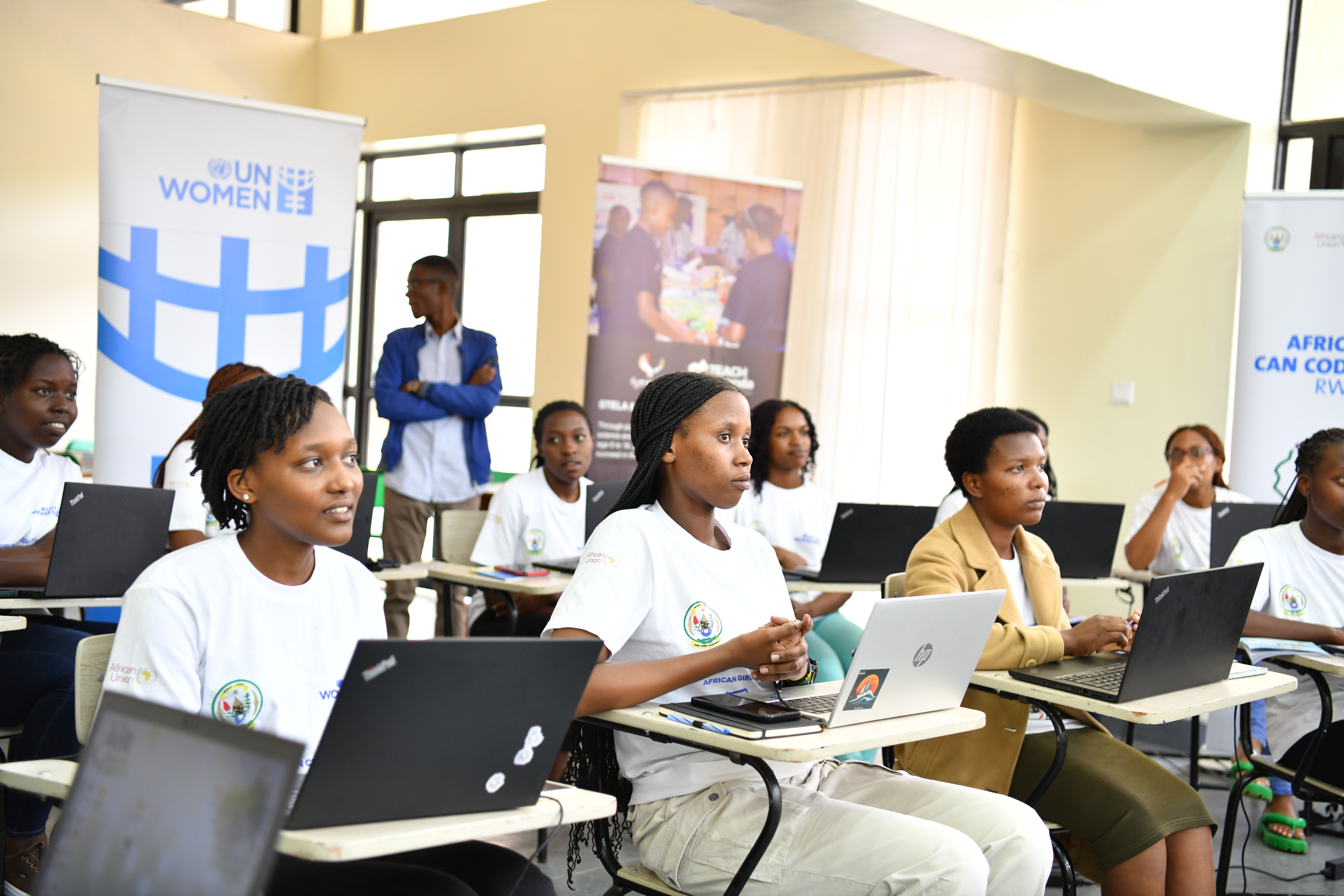 our story Honing the limitless potential of young girls to bridge the gender digital divide in Rwanda through the African Girls Can Code Initiative image
