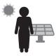 Renewable Energy_Woman and Solar Panel